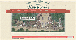 Desktop Screenshot of mistschaenke-moritzburg.de