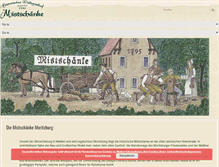Tablet Screenshot of mistschaenke-moritzburg.de
